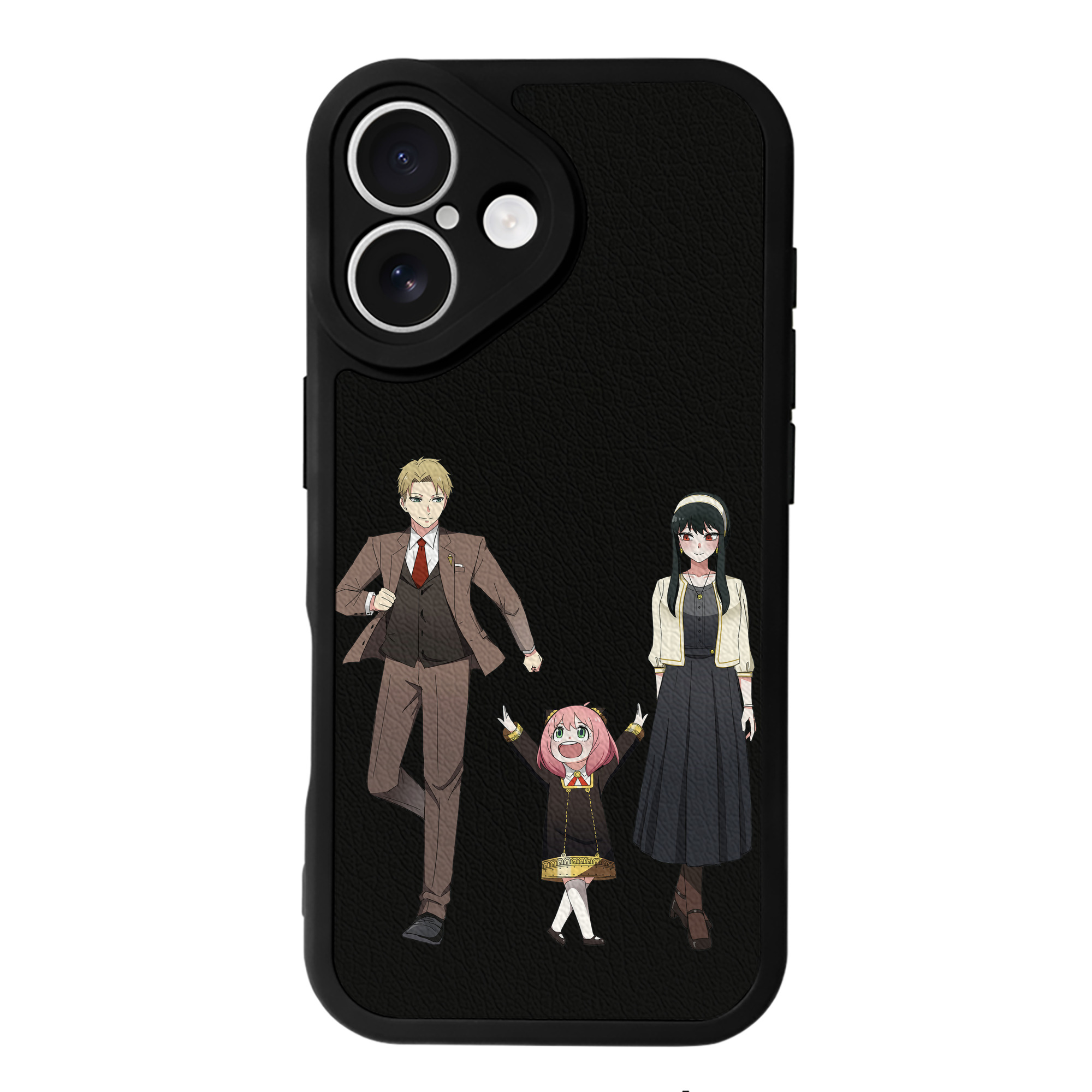 （画像用） SPY×FAMILY间谍家家酒 【iPhone 16シリーズ対応】シリコンスマホケース（レザー調） 材質：シリコン